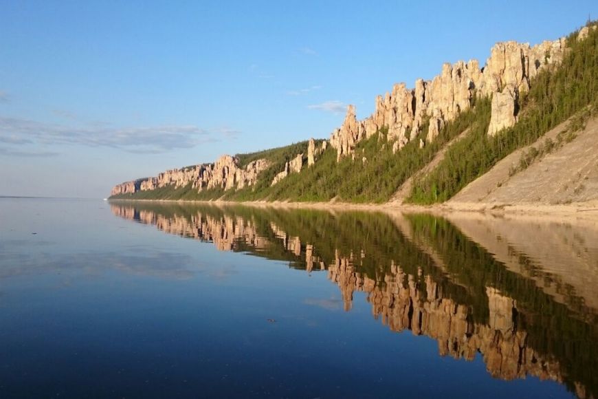 Ленские столбы состоят из минерала